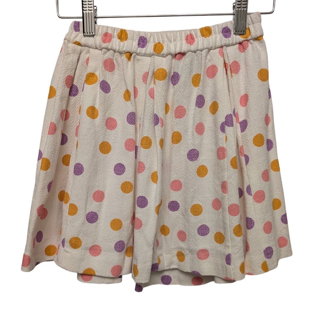 Fashion Brand Company by‎ Penelope Gazin Mini Skirt Ivory Retro Dot Polka Dot - Picture 3 of 3